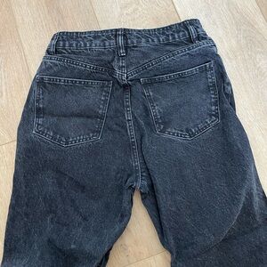 ZARA high waisted black denim